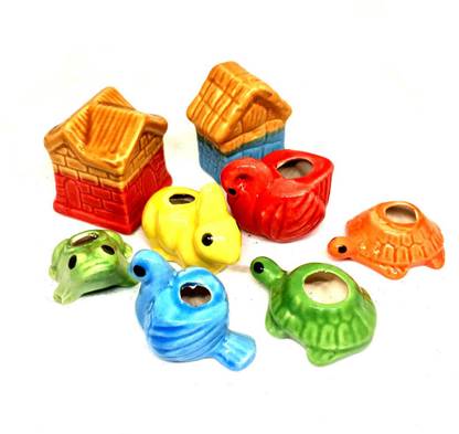 Indeavour FAIRY GARDEN MINIATURE - 8 PIECES