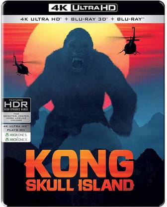 Kong: Skull Island (Steelbook) (4K UHD + Blu-ray 3D + Blu-ray) (3-Disc)