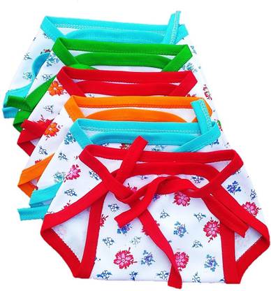 mile fashion New born baby reusable and washable hosiery cotton nappy and diaper pack of-6