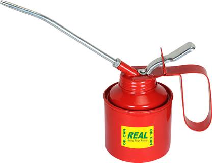 REALstf Oil Can (Wesco Type) with Rigid Spout 1/2 Pint Manual Pump
