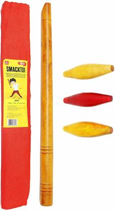 टूइंग Smacktoi aka Gilli Danda - Traditional Indian Outdoor Action Game, Multi Color