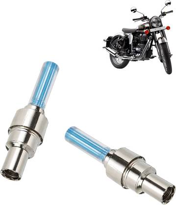 SHOOLIN MLB234_Clssc Crm LED Lmp Fls Tyr Wl Vlv Cp Lgt Fog Lamp Motorbike LED for Royal Enfield (12 V, 2 W)
