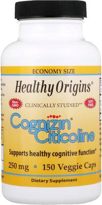 Healthy Origins Cognizin Citicoline 250 mg 150 Veggie Caps