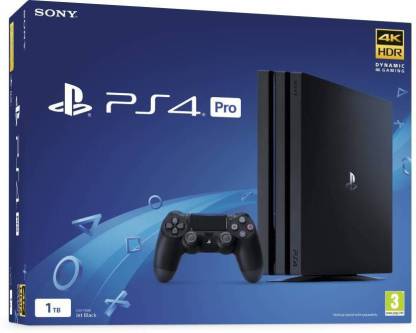 SONY PlayStation 4 (PS4) Pro 1 TB Price in India - Buy SONY PlayStation 4 ( PS4) Pro 1 TB Black Online - SONY : Flipkart.com