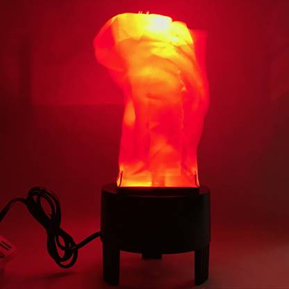 CUBE 3W LED Artificial Fire Lamp Table Lamp