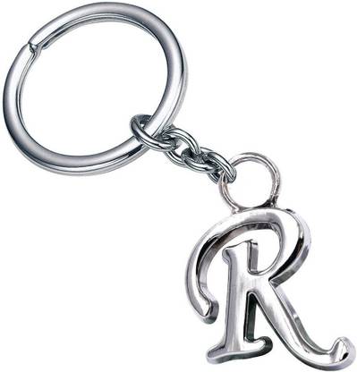 MISMIL Alphabet Letter R Metal Keychain Keyring Key Chain