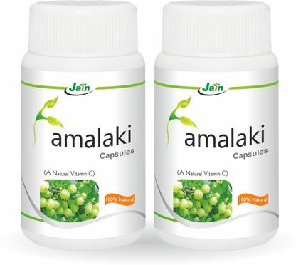 Jain Amla Capsules - 60 Count (Pack of 2)