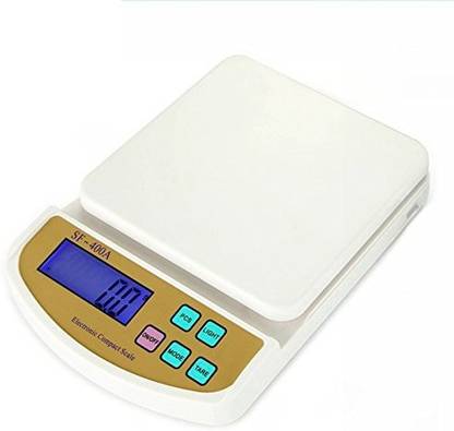 Iktu Advanced Electronic Kitchen Digital Weighing Scale Upto 10Kg With Support for AC Adapter and Counting feature Weighing Scale