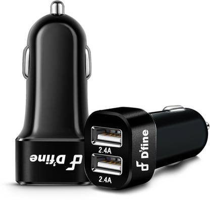 D'fine 24 W Turbo Car Charger