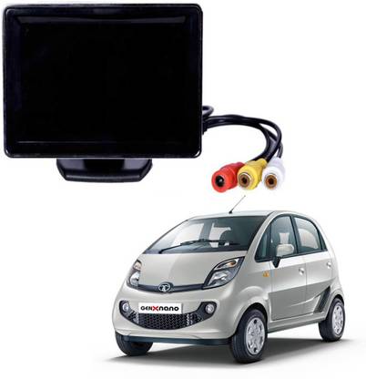 BRPEARl Car Rear View Monitor, 4.3 Inch TFT LCD Digital Camera Monitor  for Tata Nano Black LED
