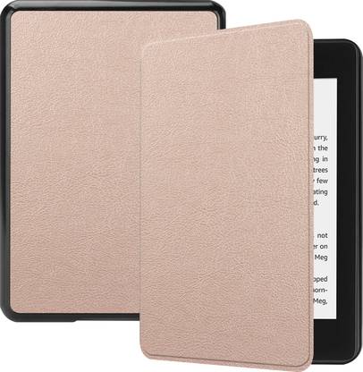 Robustrion Flip Cover for All New Kindle Paperwhite 10th Generation - (Rose Gold)