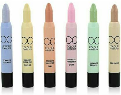 BB MAC MAKEUP CC FACE COLOUR CONTOUR CONCAELER STICK (SET OF 6) Concealer