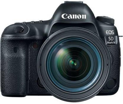 Canon EOS 5D Mark IV DSLR Camera Body with EF-24-70mm f/4L IS USM