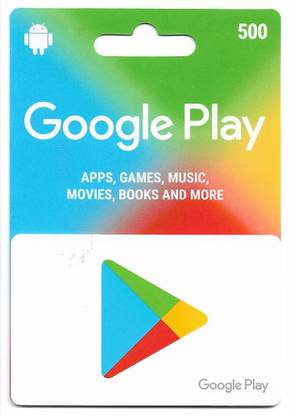 Google Play Card 500 for Android