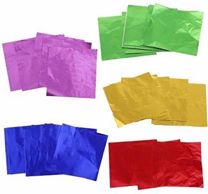 Royals CHOCLATE_280 PLAIN SQAURE FOIL Gift Wrapper