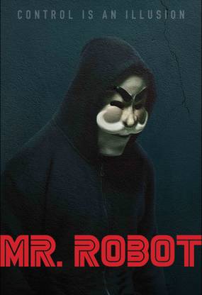 Mr Robot Poster for Room & Office (13 inch X 19 inch, Rolled) Paper Print