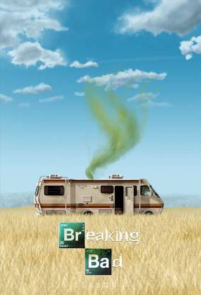 Breaking Bad Poster for Room & Office (13 Inch X 19 Inch, Rolled) Paper Print