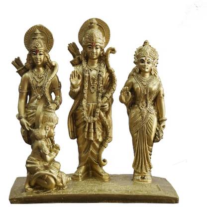 JRG Ramparivar Gold Antique Finish Idol Statue Decorative Showpiece  -  20 cm