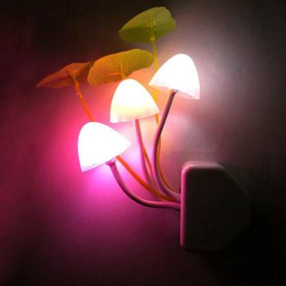 Vbhretail MUSHROOM NIGHT LIGHT HOME DECOR LIGHTING IN STAR ROOM MULTICOLOR Table Lamp