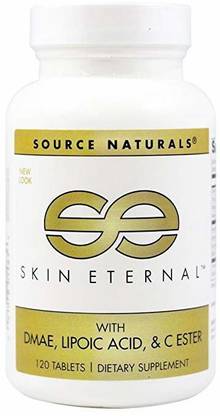 Source Naturals Skin Eternal with DMAE Lipoic Acid and C Ester 120 Tablets