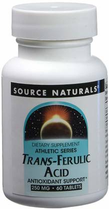 Source Naturals Trans-Ferulic Acid 250 mg 60 Tablets