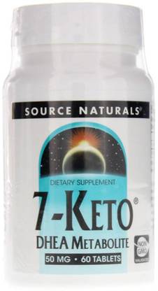 Source Naturals 7-Keto DHEA Metabolite 50 mg 60 Tablets