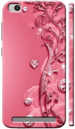 Jax Mart Back Cover for Xiaomi Redmi 5A Beautiful Pink Colour Pattern Design Theme