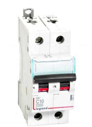 Legrand DX3 MCB 2 pole C-Curve 10(A) 4086 31 MCB