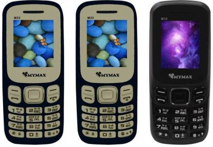 MYMAX M32 Combo of Three Mobiles