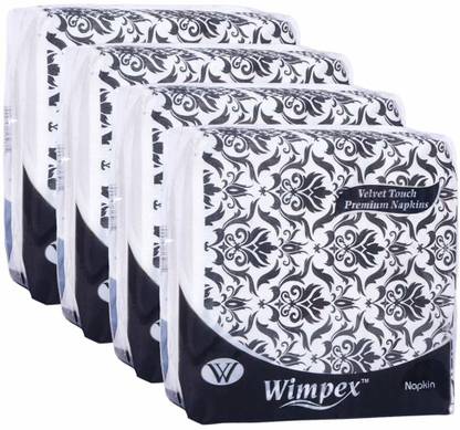 Wimpex w-33 Black Paper Napkins