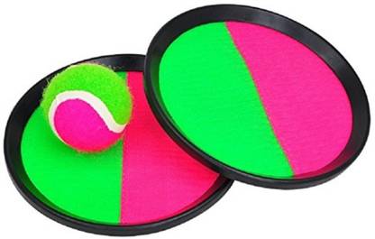 Vibgyor Vibes Throw and Catch Ball Game with Sticky Plates Throwball