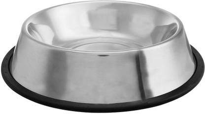 jacky treats round Steel Pet Bowl