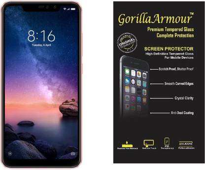 गोरिल्ला अरमार टेम्पर्ड ग्लास गार्ड MI Redmi Note 6 pro के लिए