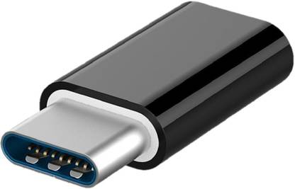 Tech-X USB Type C Cable 0.07 m Micro USB To USB C Type Converter Cable Metal Charging USB Adapter