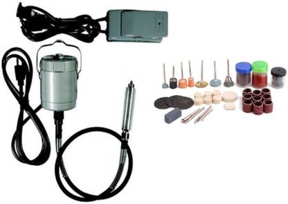 Tools Centre 22000rpm Jewelry Tools Flex Shaft Machine & 100pcs Accessories, For Carving, Grinding, Carving, Gemstones, Agate. Rotary Tool