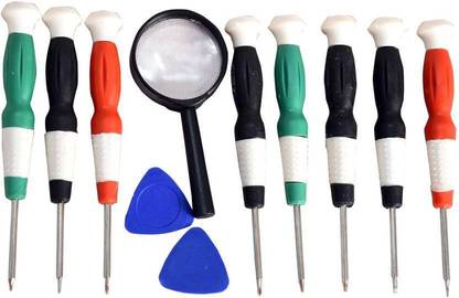 Deals Destination 11 in 1 Mobile and laptop Repair Kit with 2 Opner and magnifier Precision Screwdriver Set