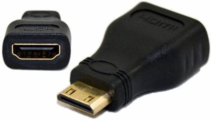 LipiWorld  TV-out Cable Pack-2 Mini HDMI Male to HDMI Female Adapter Converter