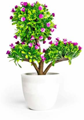 Litleo Beautiful Tree for home office , table reception Bonsai Wild Artificial Plant  with Pot