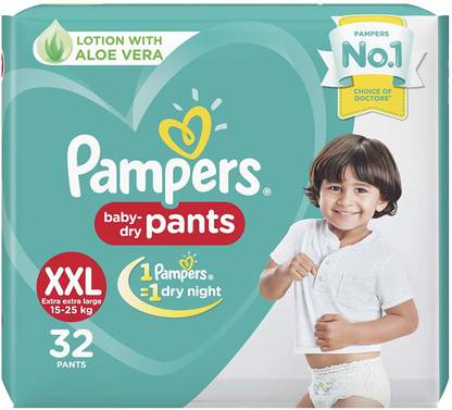 Pampers Pampers New XX-Large Size Diapers Pants, 32 Count - XXL