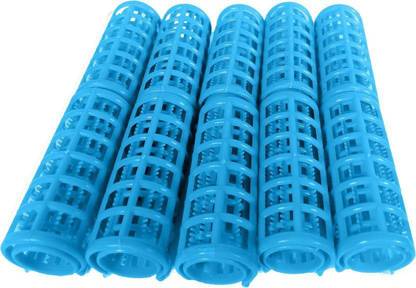JEFFY Medium 25mm Self Holding Roller Hair Curler (Blue) Hair Curler