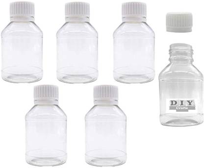 DIY Crafts Clear Empty Pet Mini Storage Bottles-100ml(Pack of 10) 100 ml Bottle