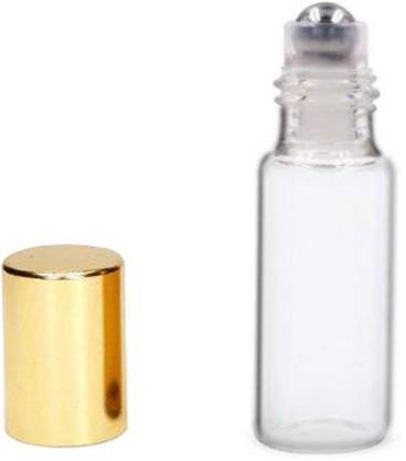 DIY Crafts कांच मेटल रोलर बॉल खाली बोतलें (10 का पैक) 5 ml बॉटल