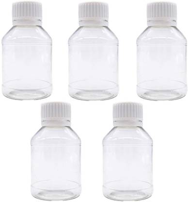 DIY Crafts Clear Empty Pet Mini Storage Bottles-100ml(Pack of 50) 100 ml Bottle