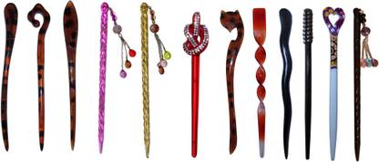 meju Combo of Multi Color Juda Sticks Bun Stick