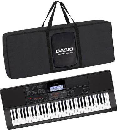 CASIO KS43 + CBC600 Black CT-X700 + CBC600 Black Carry Case Digital Portable Keyboard