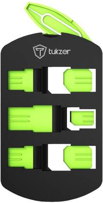 tukzer UNIVERSAL SIM Adapter Convertor for Micro to Regular, Nano to Micro, Nano to Regular(Standard SIM Formats) + Multi-SIM Cards Holder Kit, Protective Storage Case & SIM Tray Opener Sim Adapter