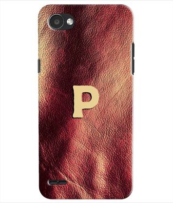 XPRINT Back Cover for LG Q6 - Alphabet P