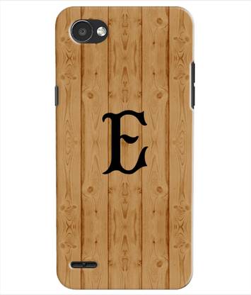 XPRINT Back Cover for LG Q6 - Alphabet E