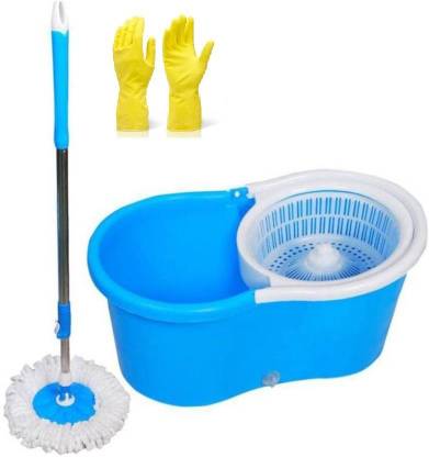 फ्यूचरज़ोन cleaning mop/pocha/pocha set/pocha set/Mop Set with 1 pair cleaning glove मॉप सेट, दस्ताना