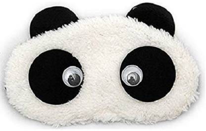 AweStuffs Rolling Eyes Panda Sleeping Nap Eye Shade Cartoon Blindfold Sleep Eyes Cover Travel Rest Patch Sleep Plush Mask Eye Shade